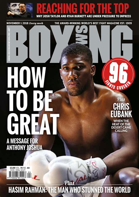 Boxing News Magazine 30102018 Back Issue