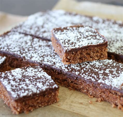 Exclusively Food Chocolate Slice Recipe