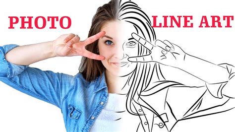How Can I Turn A Photo Into A Line Drawing How To Turn A Photo Into A