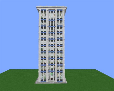 So have a skyscraper for you today. Skyscraper - Work in progress - Mine-imator forums