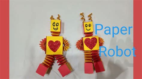 تحدى صنع روبوت من الورق في خمس دقائق Challenge How To Make Paper Robot
