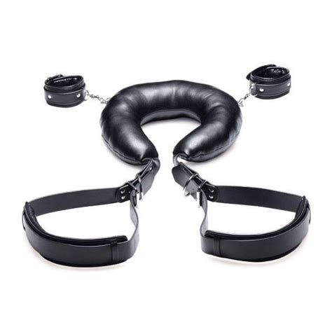 Padded Thigh Sling Restraint With Wrist Cuffs Extreme BDSM Etsy