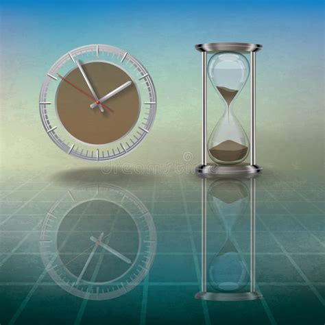 Hourglass Abstract Stock Illustration Illustration Of Composition