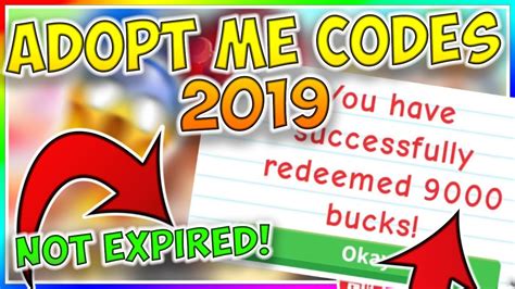 All 5 New Adopt Me Codes 2019 Roblox Adopt Me Youtube