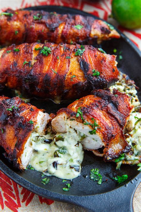 Bacon Wrapped Jalapeno Popper Stuffed Chicken Closet Cooking