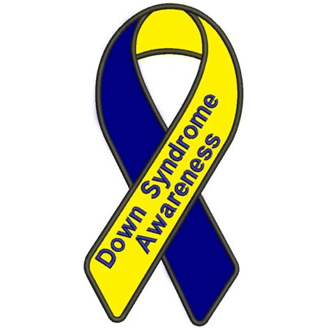His fight is my fight for down syndrome svg, down syndrome awareness svg, yellow and blue ribbon svg, fight cancer svg, awareness tshirt. Down Syndrome Awareness Ribbon Applique Machine Embroidery ...