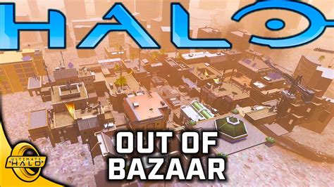 What Outside Of Bazaar Looks Like Halo Infinite Out Of Map Youtube