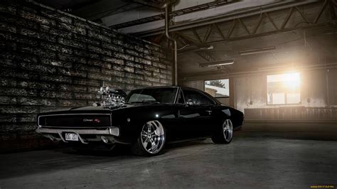 Dodge Charger 1968 Muscle Cars Hot Rod Engine Wallpaper 1920x1080