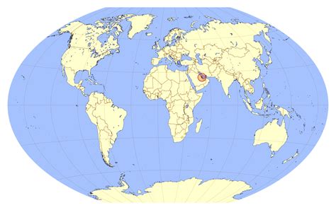 Large Location Map Of Qatar Qatar Asia Mapsland Maps Of The World