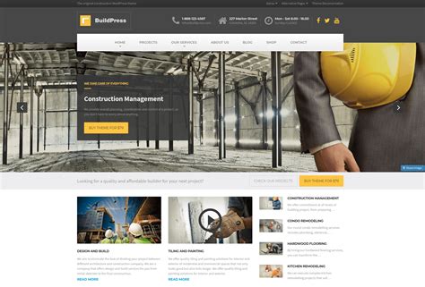 Construction Website Templates Ideal For Building A Professional