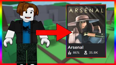 Noob Plays Roblox Arsenal For The First Time Ever Youtube