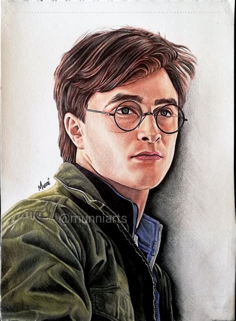 Munni Arts On Twitter My New Realistic Portrait Drawing Of Harry