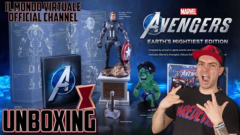Unboxing Marvels Avengers Collectors Edition Ps4 Ita Youtube