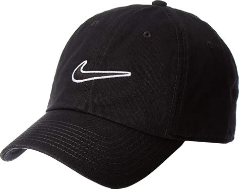 Nike Mens Onesize Heritage 86 Essential Swoosh Blackblack One Size