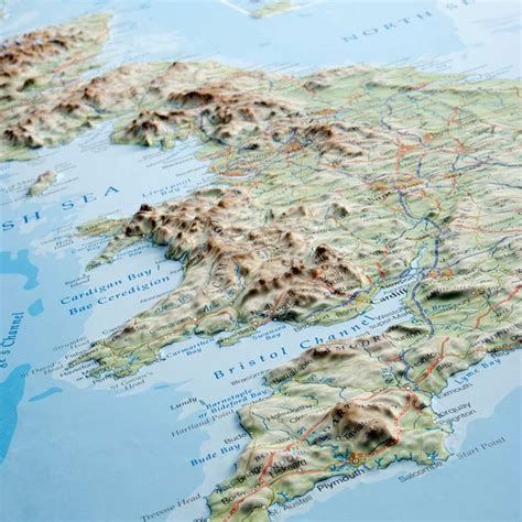 Relief Map Of Great Britain Norwegians Gravitate Towards Hills Danes