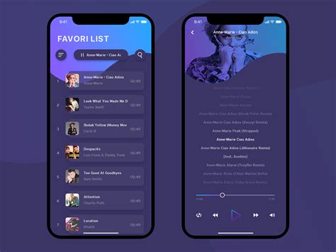 Musi lets you stream and organize music directly from youtube, build playlists, share music with friends, and more. iPhone X Music Player App on Behance