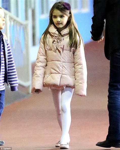 Bowled Over By Her Talent Suri Cruise Takes Her Dance Class Then Spends The Afternoon Knocking