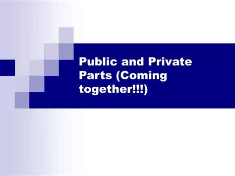 Ppt Public And Private Parts Coming Together Powerpoint