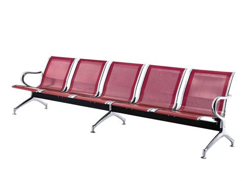 Cheap Price 5 Seater Steel Waiting Chair Airport Bench Chair Airport