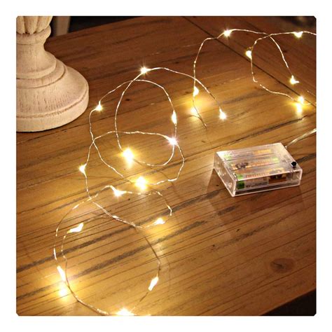 Sanniu Led String Lights, Mini Battery Powered Copper Wire Starry Fairy Lights, Battery Operated ...