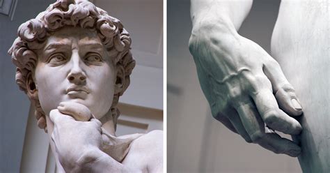The Famous David Sculpture By Michelangelo Buonarroti