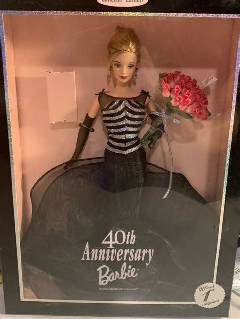 40th anniversary barbie doll collector edition 1999 1st shipment barbie birthday barbie