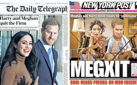 Brit Hits The Fan How World Reacted To Megxit After Harry And Meghan S Shock Announcement