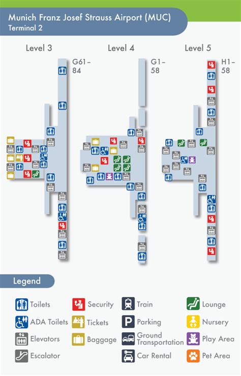 Munich Airport Gate Map Terminal 2 Test 41906