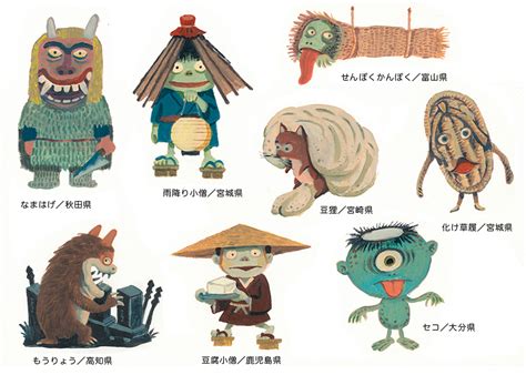 日本の妖怪をたくさん描きました。（6画像） 後藤範行 ゴトウノリユキ 【東京イラストレーターズ・ソサエティ（tis）】tokyo illustrators society