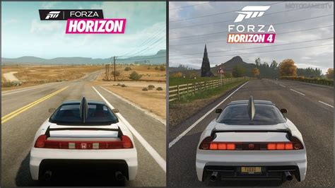 Forza Horizon Vs Forza Horizon 4 2005 Honda Nsx R Gt Sound Comparison