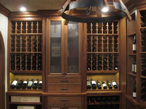 Knotty alder, clear alder, premium mahogany, african mahogany, redwood, walnut, and cherry. Mahogany Wine Cellar (With images) | Wine cellar, Design ...