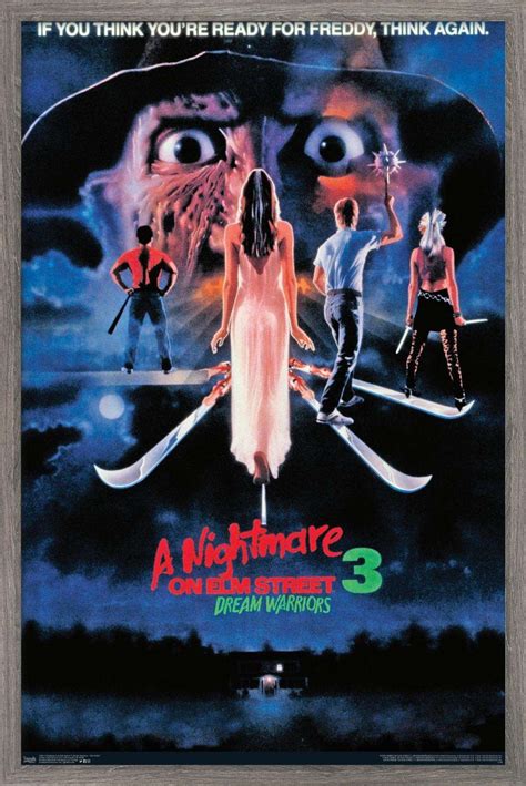 A Nightmare On Elm Street 3 Dream Warriors One Sheet Poster Ebay
