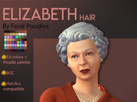 The Sims Resource Elizabeth Hair