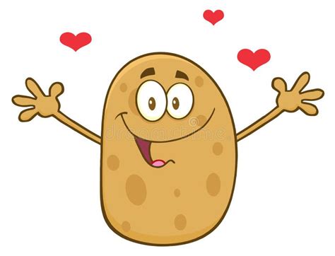 Happy Potato Stock Illustrations 9981 Happy Potato Stock