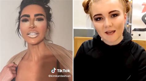 kim kardashian s viral chav makeup tutorial sparks response from song creator millie b dexerto