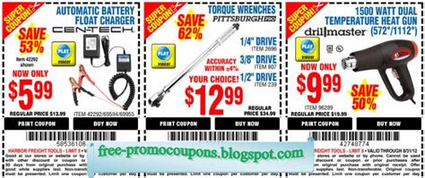 printable coupons 2021 harbor freight coupons