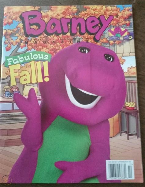 Vintage Barney Magazines Rare 1999 And 2000 Vol 3 14 And 16 Vol4 No