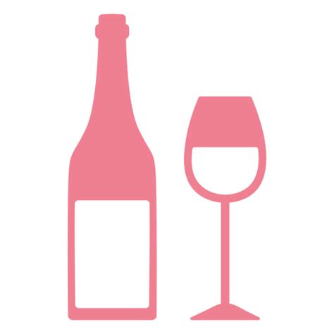 Valentine Wine Pink Transparent Png And Svg Vector File