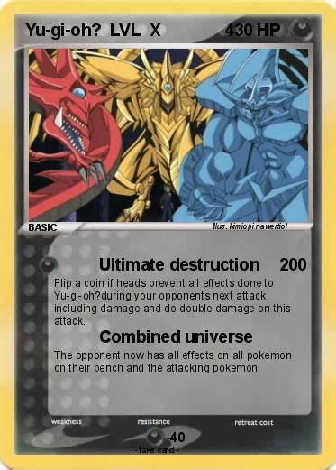 Pokémon Yu Gi Oh Lvl X 4 4 Ultimate Destruction My Pokemon Card