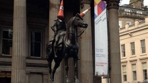 Why Do People Put Traffic Cones On Statues Bbc News