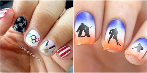 10 olympic nail art ideas that deserve a gold medal 2018 winter olympic games nail designs