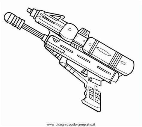 Nerf Gun Coloring Page Coloring Home