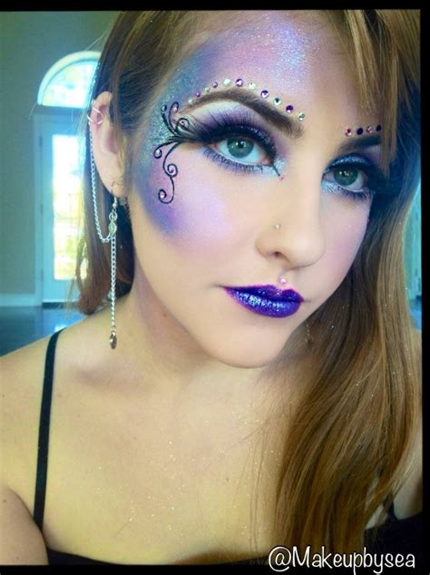 Pin By Georgi Garrington Lacox On Beltane Makeup Purple Fairy Makeup