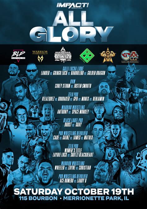 Impact S All Glory Event Line Up R Squaredcircle
