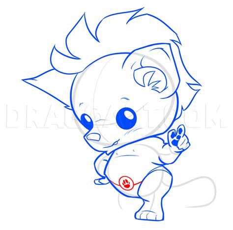How To Draw A Chibi Furry Step By Step Drawing Guide By Dawn Dragoart