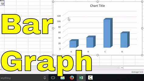 Learn how to make horizontal bar charts in excel. How To Make A Bar Graph In Excel-Tutorial - YouTube