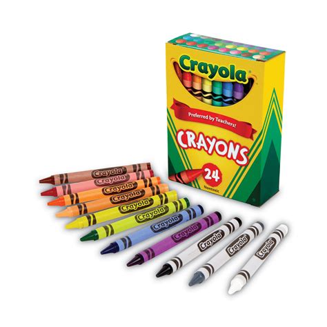 Crayola Classic Color Crayons Tuck Box 24 Colors