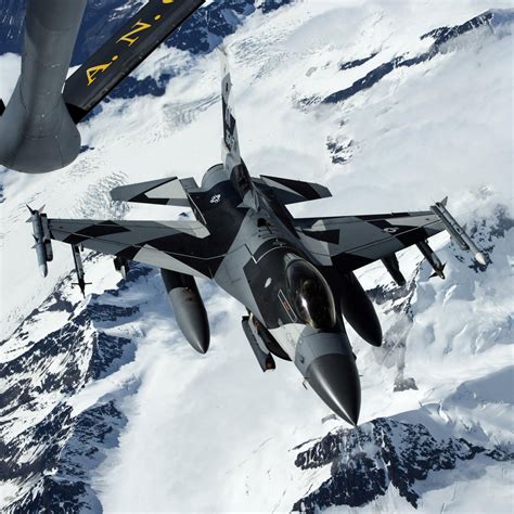 An F 16 Fighting Falcon Assigned To The 18th Aggressor Squadron During