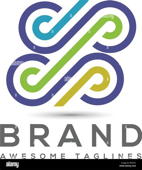 Resumen De Color Empresarial Vector Logo Carta Dp Logotipo De La