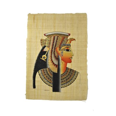 Cleopatra Vii Papyrus Ancient Egyptian Queen Cleopatra Etsy